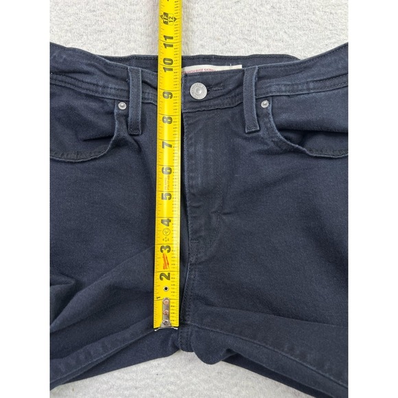 Levis 721 High Rise Skinny Ankle Jeans Womens 27 Black Cargo Stretch Denim Pants - Picture 13 of 16